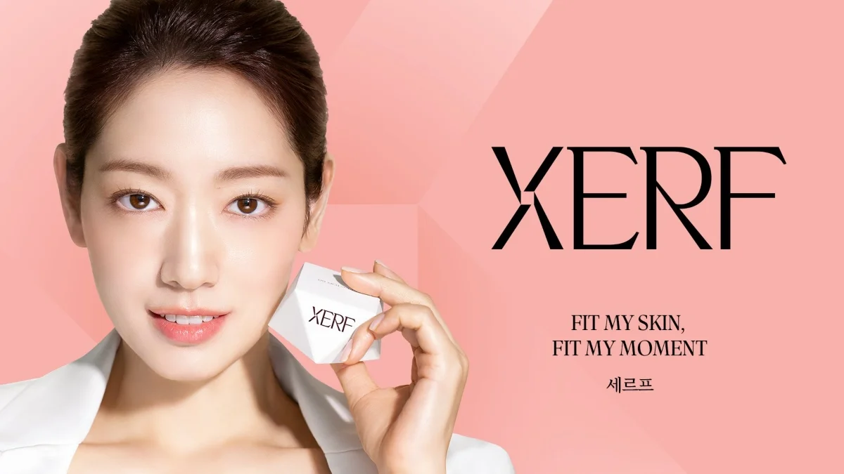 Park Shin hye Promotes XERF Beauty Device